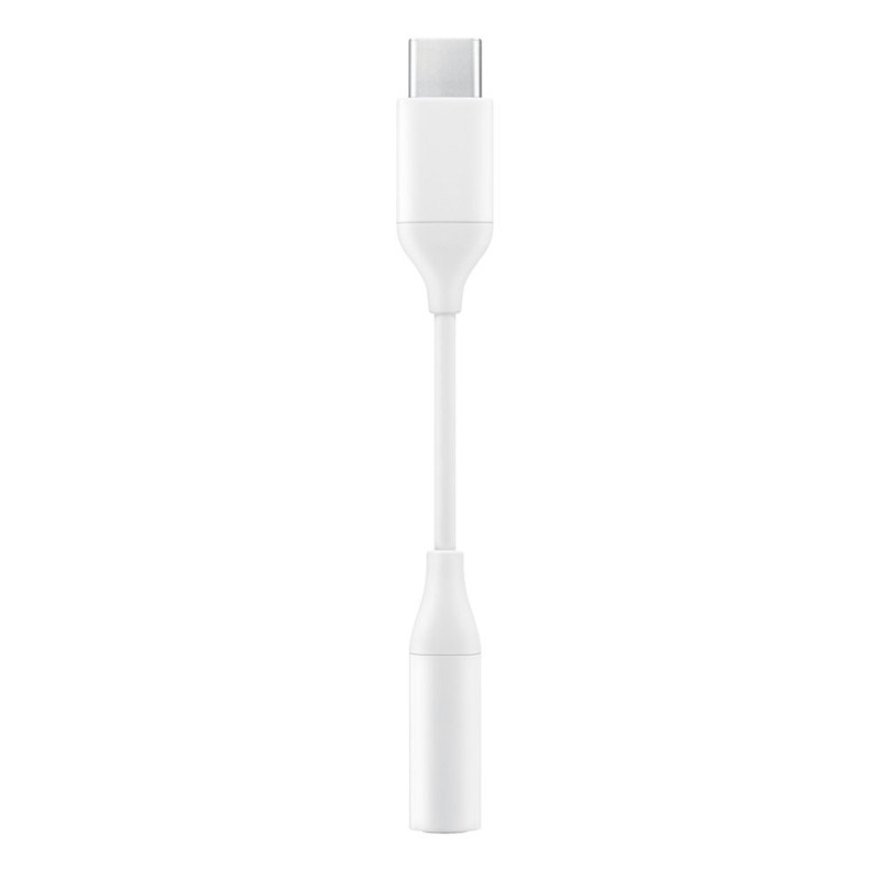 Ausinių adapteris 3,5 mm mini lizdas - USB-C kištukas, baltas