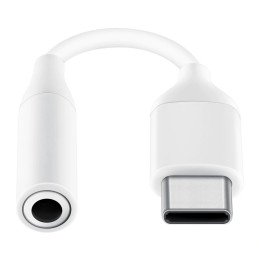 
Ausinių adapteris 3,5 mm mini lizdas - USB-C kištukas, baltas
