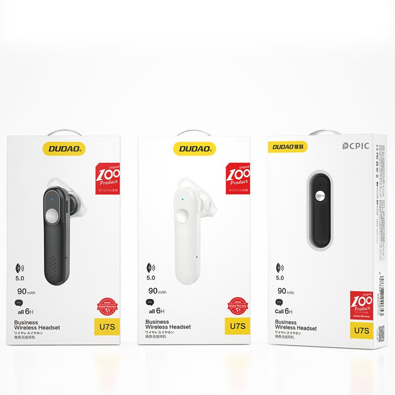 Belaidės ausinės Bluetooth 5.0 ausinės juodos spalvos