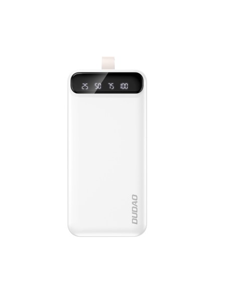 Powerbank 30000mAh 2x USB USB-C su LED lempute, balta
 
Powerbank 30000mAh 2x USB USB-C su LED lempute, balta