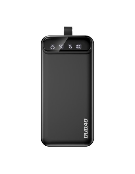 
Powerbank 30000mAh 2x USB USB-C su LED lempute, juoda
