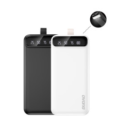 
Powerbank 30000mAh 2x USB USB-C su LED lempute, juoda
