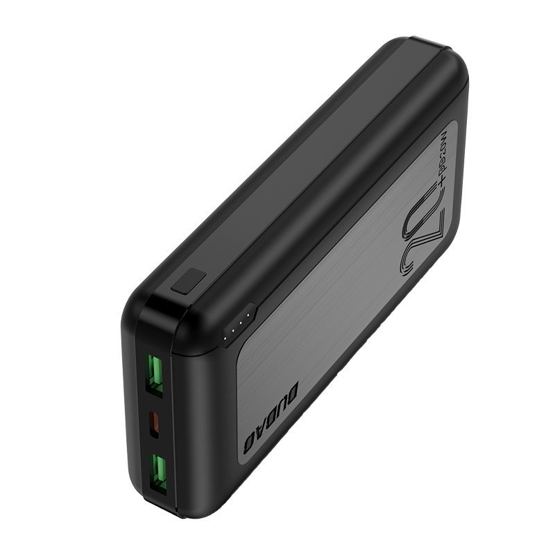 Powerbank 20000mAh maitinimo tiekimas 20W greitas įkrovimas 3.0 2x USB USB-C balta