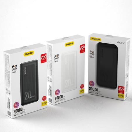 Powerbank 20000mAh maitinimo tiekimas 20W greitas įkrovimas 3.0 2x USB USB-C juodas
 
Powerbank 20000mAh maitinimo tiekimas 20W greitas įkrovimas 3.0 2x USB USB-C juodas