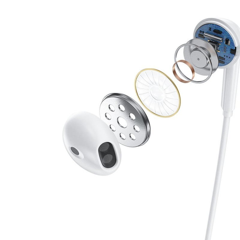 Magnetic Suction belaidės Bluetooth į ausis įdedamos ausinės, baltos
