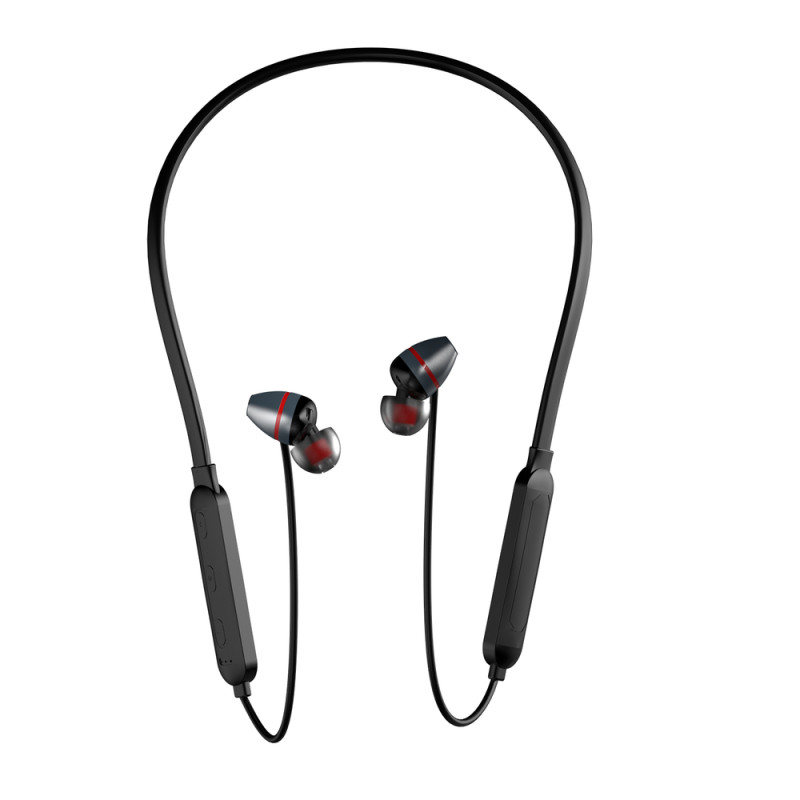 Sportinės belaidės Bluetooth 5.0 NeckBand ausinės, pilkos