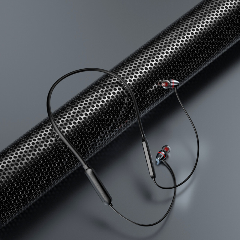 Sportinės belaidės Bluetooth 5.0 NeckBand ausinės, pilkos