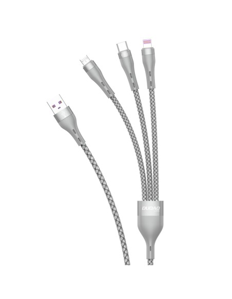 3in1 kabelis USB – Lightning microUSB USB-C 65W 1,2m pilka
 
3in1 kabelis USB – Lightning microUSB USB-C 65W 1,2m pilka