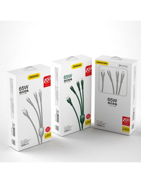 3in1 kabelis USB – Lightning microUSB USB-C 65W 1,2m pilka
 
3in1 kabelis USB – Lightning microUSB USB-C 65W 1,2m pilka