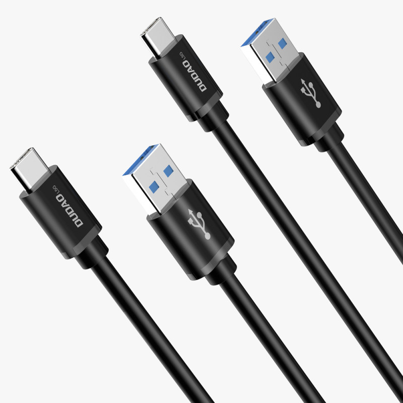 USB - USB Type C Super Fast Charge laidas, 1 m, juodas