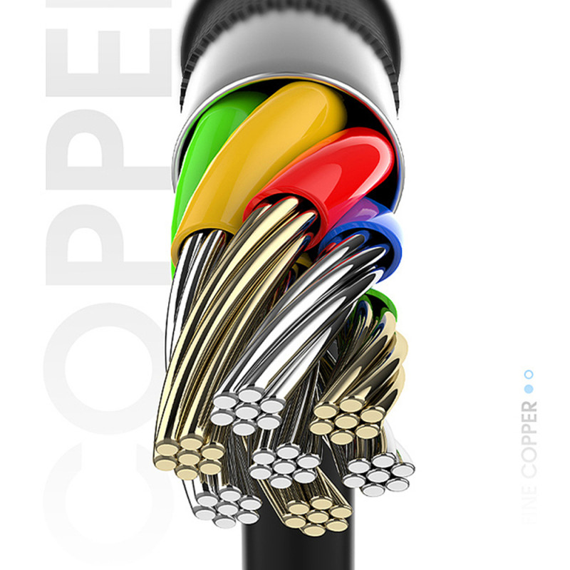 USB - USB Type C Super Fast Charge laidas, 1 m, juodas