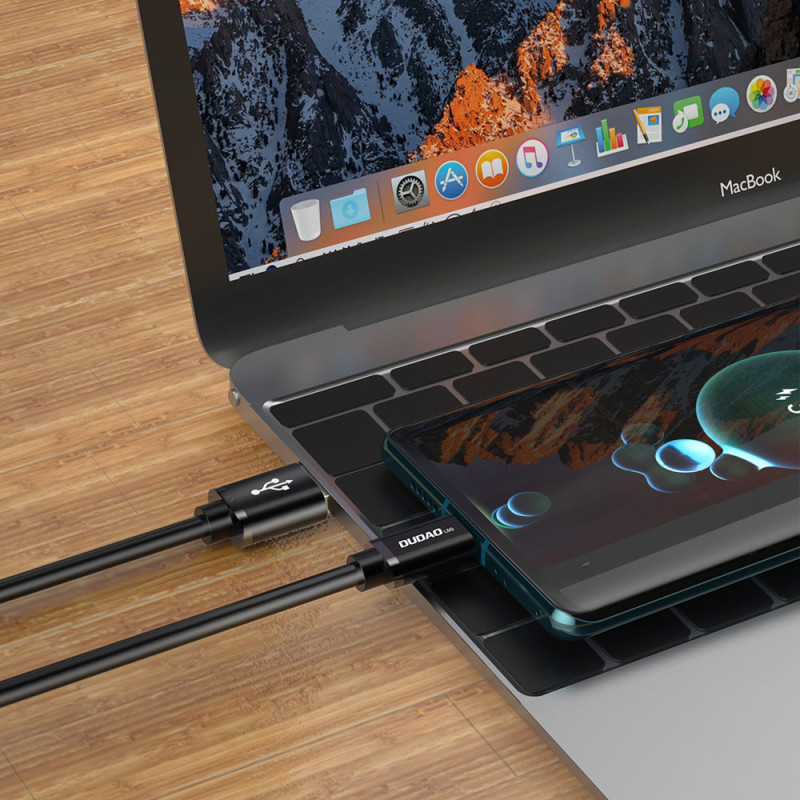 USB - USB Type C Super Fast Charge laidas, 1 m, juodas