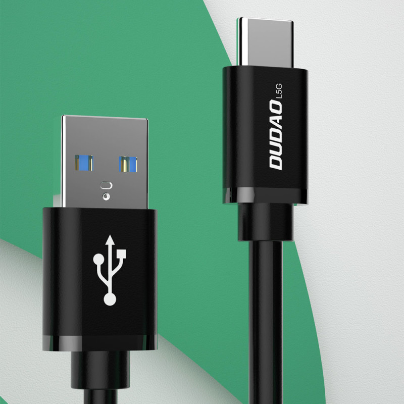 USB - USB Type C Super Fast Charge laidas, 1 m, juodas