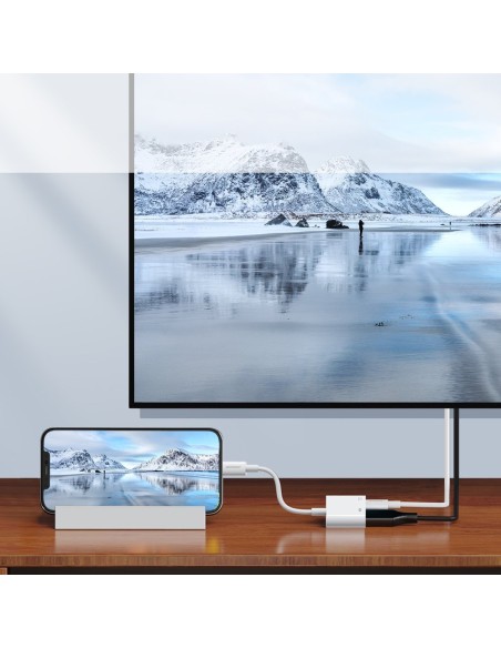 iPhone Lightning į HDMI FullHD + Lightning adapteris, baltas
 
iPhone Lightning į HDMI FullHD + Lightning adapteris, baltas