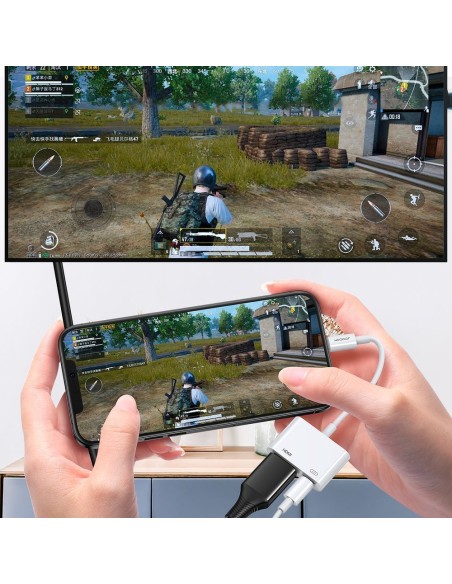 iPhone Lightning į HDMI FullHD + Lightning adapteris, baltas
 
iPhone Lightning į HDMI FullHD + Lightning adapteris, baltas