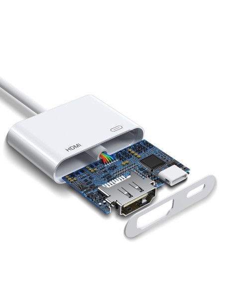 iPhone Lightning į HDMI FullHD + Lightning adapteris, baltas
 
iPhone Lightning į HDMI FullHD + Lightning adapteris, baltas