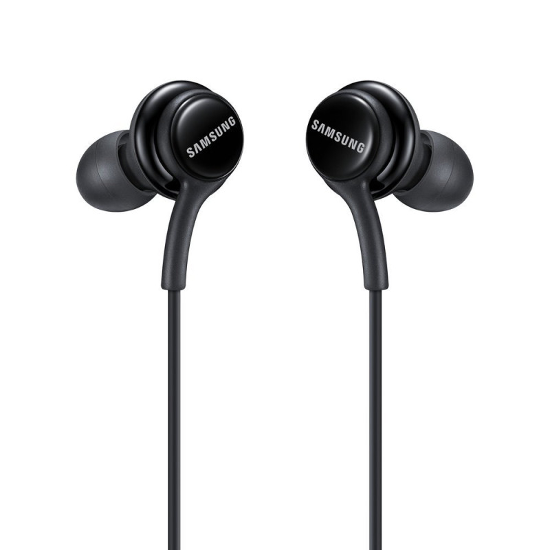 Į ausis įdedamos ausinės 3,5 mm mini lizdas su nuotolinio valdymo pultu ir mikrofonu, juodos spalvos