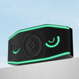 
Belaidis garsiakalbis 5W vandeniui atsparus IP7 Bluetooth 5.0 RGB juodas
