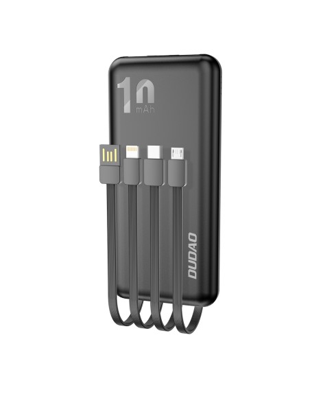 Powerbank K6Pro 10000mAh universalus su USB-C microUSB Lightning laidu, juodas
 
Powerbank K6Pro 10000mAh universalus su USB-C microUSB Lightning laidu, juodas