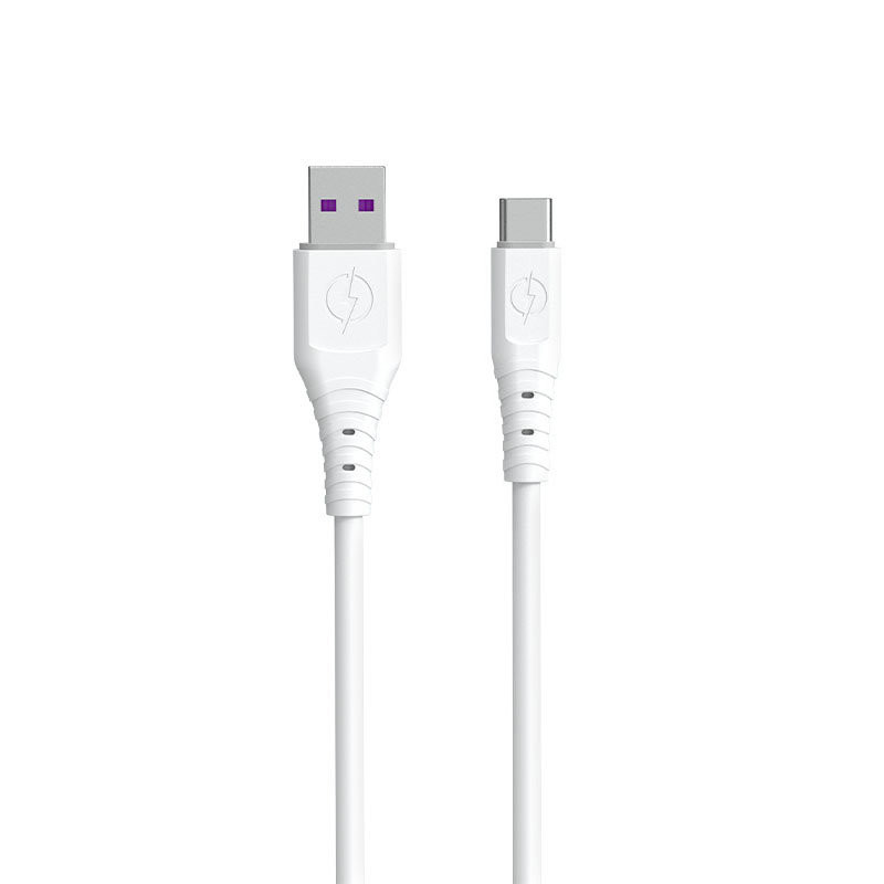 Lankstus USB - USB-C laidas 6A 1m baltas
Lankstus USB - USB-C laidas 6A 1m baltas