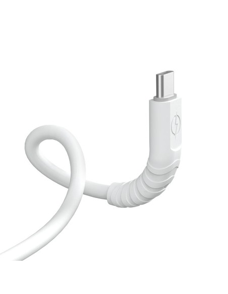 
Lankstus kabelis USB-C - USB-C 6A 1m baltas
