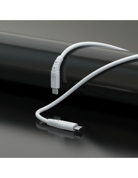 
Lankstus kabelis USB-C - USB-C 6A 1m baltas
