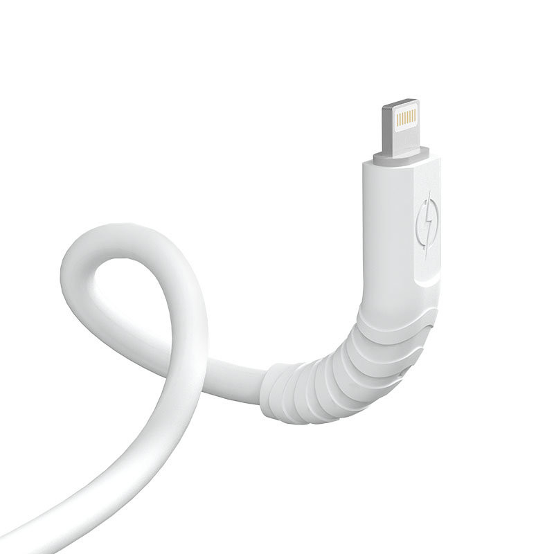 Lankstus USB-C – Lightning iPhone laidas, baltas
