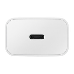 
USB-C 15W PD AFC sieninis įkroviklis + baltas USB-C laidas
