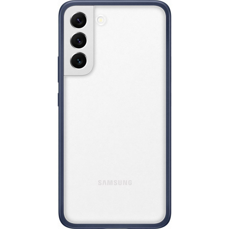 Dėklas su veidrodžiu, skirtas Galaxy S22+ Frame Cover, tamsiai mėlynas