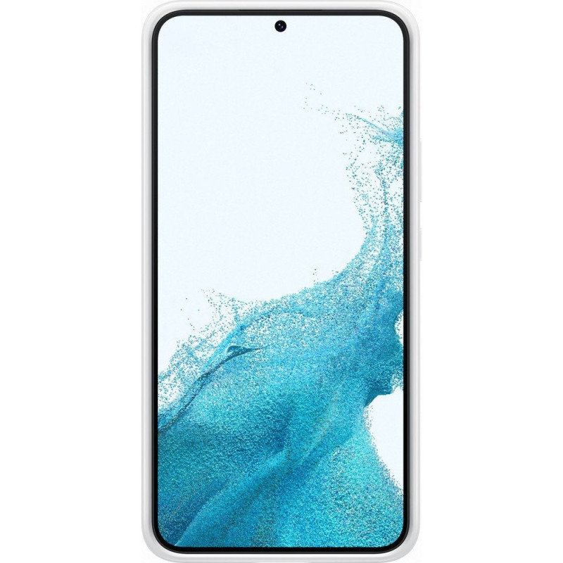 Dėklas su veidrodžiu, skirtas Galaxy S22+ Frame Cover, baltas
