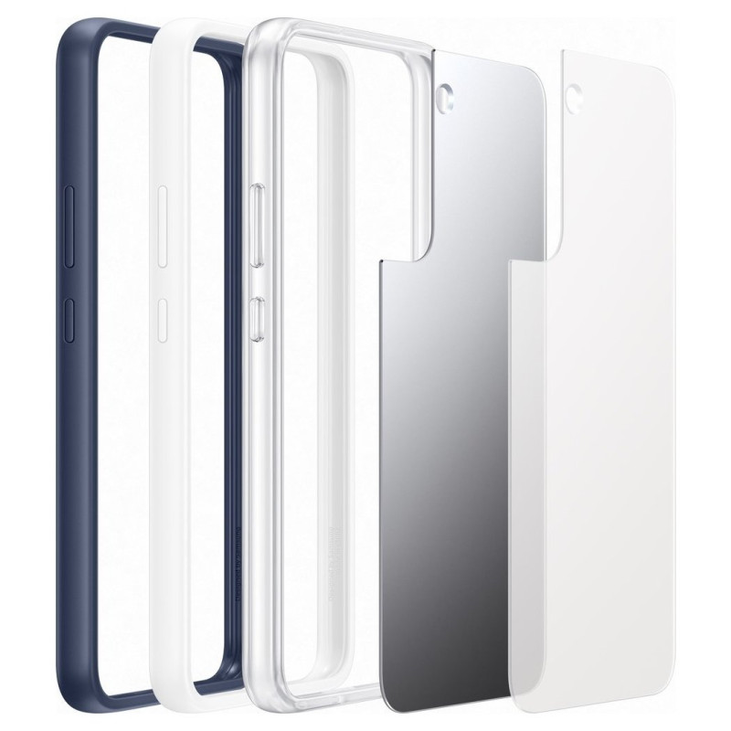 Skaidrus dėklas su veidrodžiu, skirtas Galaxy S22+ Frame Cover