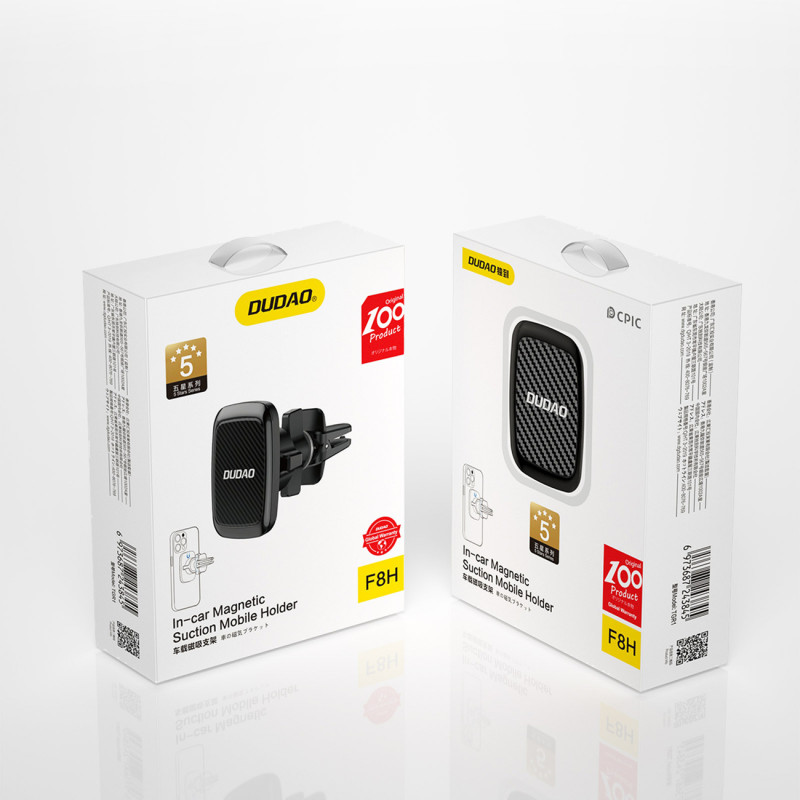 
F8H magnetinis automobilinio telefono laikiklis orlaidei, juodas
