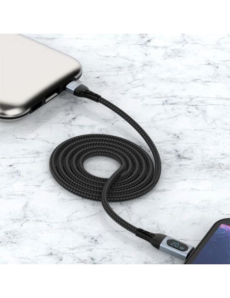 iPhone greito įkrovimo laidas USB-C - Lightning PD 20W 1m juodas
 
iPhone greito įkrovimo laidas USB-C - Lightning PD 20W 1m juodas