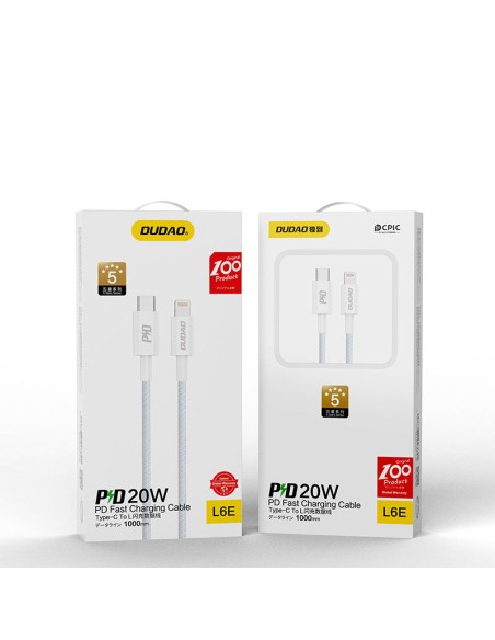 iPhone greito įkrovimo laidas USB-C - Lightning PD 20W 1m baltas
 
iPhone greito įkrovimo laidas USB-C - Lightning PD 20W 1m baltas