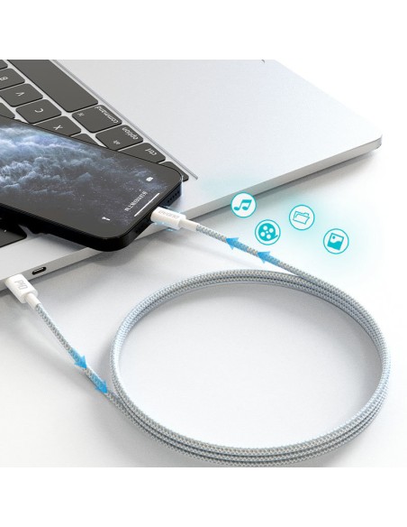 iPhone greito įkrovimo laidas USB-C - Lightning PD 20W 1m baltas
 
iPhone greito įkrovimo laidas USB-C - Lightning PD 20W 1m baltas