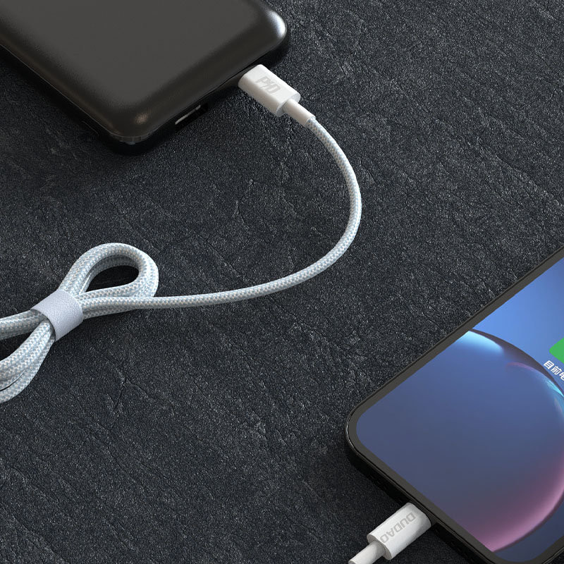 iPhone greito įkrovimo laidas USB-C - Lightning PD 20W 1m baltas