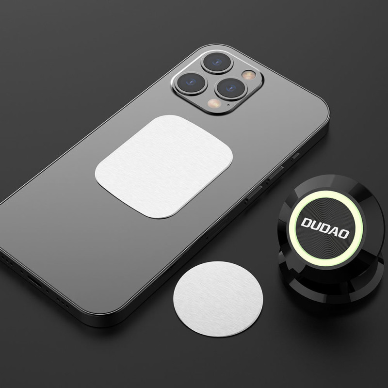 F6H+ magnetinis automobilinis telefono laikiklis prietaisų skydeliui, juodas