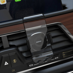 
Elegantiškas F8Max gravitacinio automobilio telefono laikiklis, juodas
