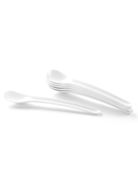 Kiaušinio šaukštas pagamintas iš balto ABS plastiko, rinkinyje 6 vnt. - Hendi 441503 Kiaušinio šaukštas pagamintas iš balto ABS plastiko, rinkinyje 6 vnt. - Hendi 441503
