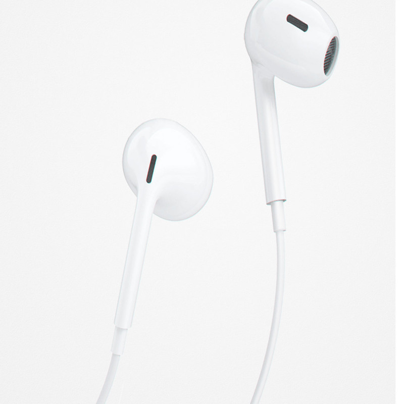 Į ausis įdedamos ausinės iPhone su Lightning kištuku X14PROL-W1 baltos spalvos