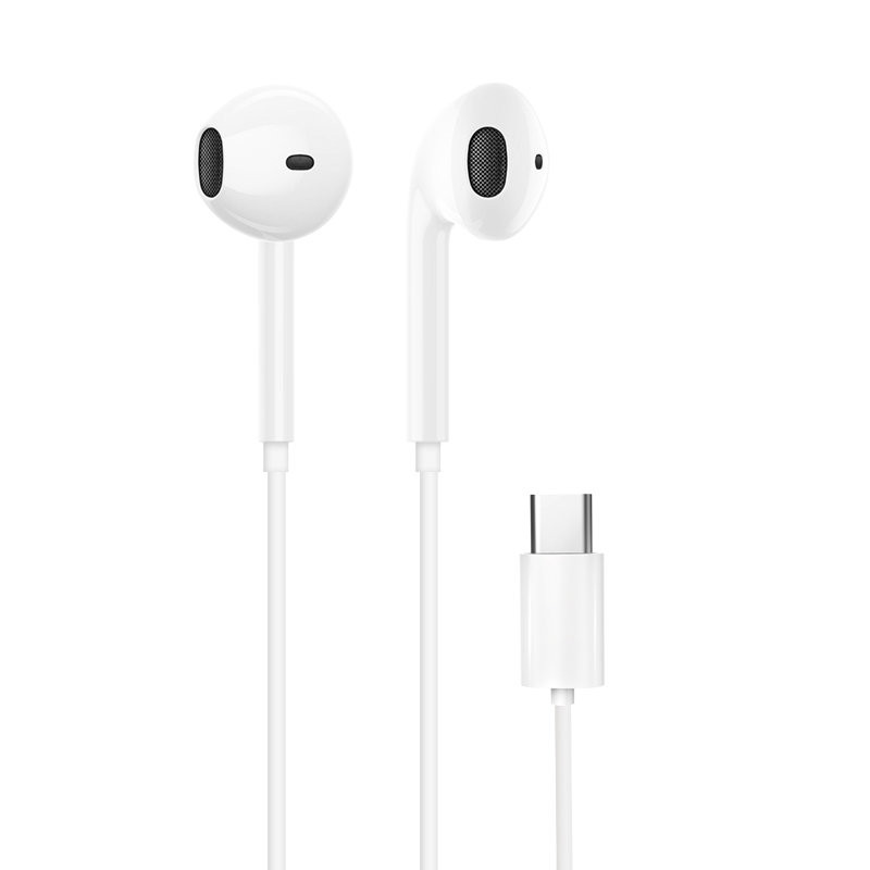X3C į ausis įdedamos ausinės su USB-C jungtimi, baltos spalvos