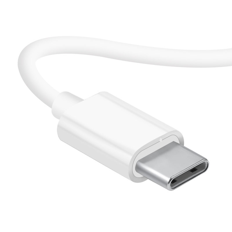 X3C į ausis įdedamos ausinės su USB-C jungtimi, baltos spalvos