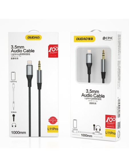 Medvilninis pintas AUX garso kabelis iPhone Lightning - mini lizdas 3,5 mm 1 m, pilkas
 
Medvilninis pintas AUX garso kabelis iPhone Lightning - mini lizdas 3,5 mm 1 m, pilkas