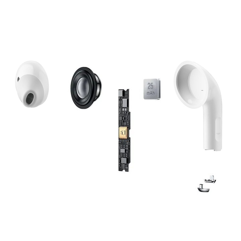 U15H TWS Bluetooth 5.1 belaidės ausinės juodos