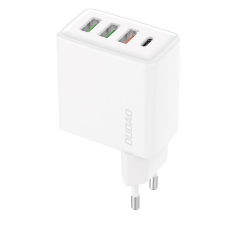 
Greitas sieninis įkroviklis 3x USB + 1x USB-C 20W PD QC 3.0 baltas
