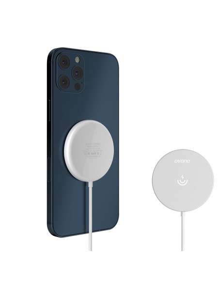 
Magnetinis indukcinis belaidis įkroviklis MagSafe Qi 15W baltas
