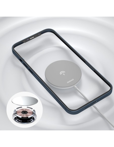 
Magnetinis indukcinis belaidis įkroviklis MagSafe Qi 15W baltas
