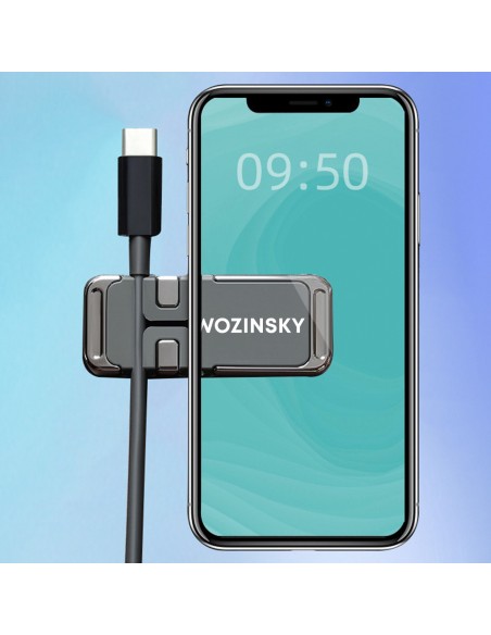 Lipnus magnetinis telefono laikiklis su kabelių laikikliu, juodas
 
Lipnus magnetinis telefono laikiklis su kabelių laikikliu, juodas