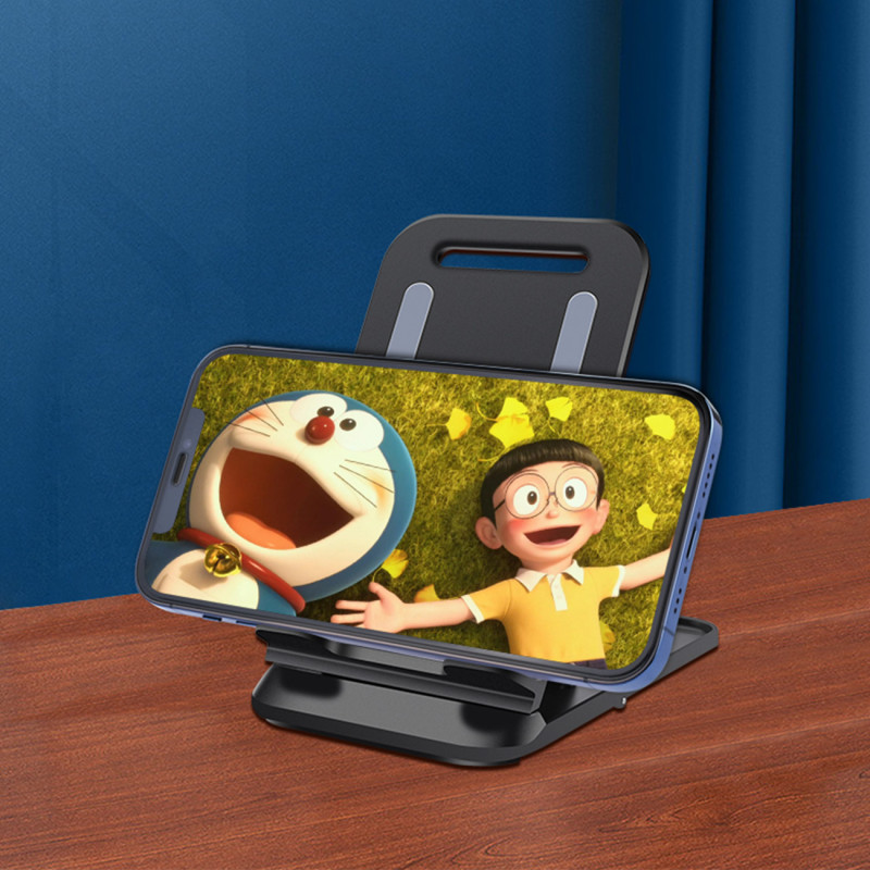 Universalus sulankstomas planšetinio telefono stovas, baltas