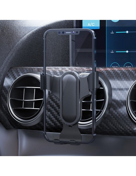 Gravitacinis automobilinis telefono laikiklis prie grotelių, juodas
 
Gravitacinis automobilinis telefono laikiklis prie grotelių, juodas